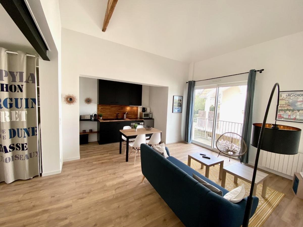 Chaleureux Appartement Aux Allures Nordiques Arcachon Kültér fotó